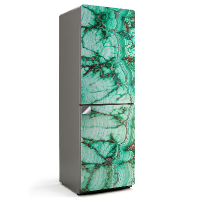 Hűtő dekor matrica Malachit minta részletesen