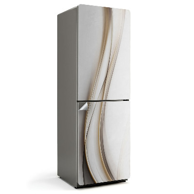 Hűtő matrica Absztrakt vonalak hullámai