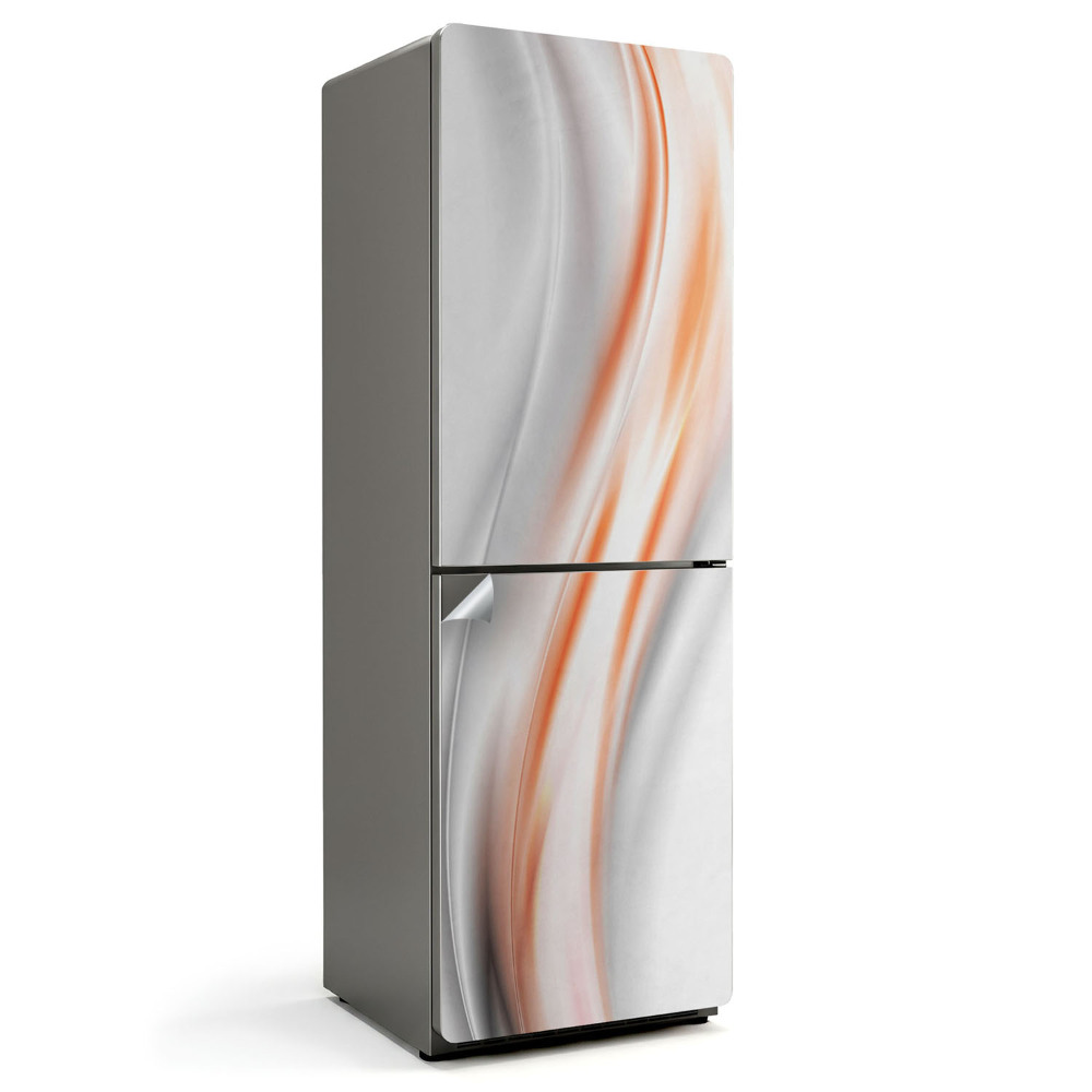 Hűtőszekrényre matrica Finom tónusú hullámok