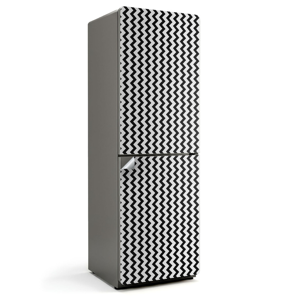 Hűtő dekor matrica Cikcakk minta egy sorban