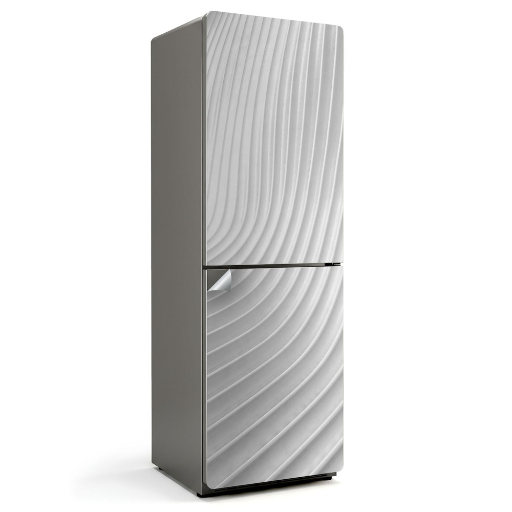 Hűtő dekor matrica Hullámok minimalista stílusban