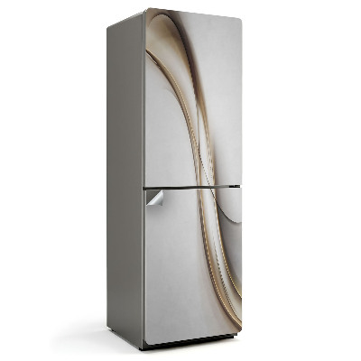 Hűtő dekor matrica Elegáns hullámos vonalak