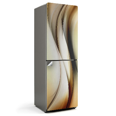 Hűtő matrica Absztrakt hullámok minta