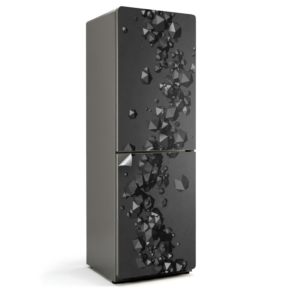 Hűtőszekrényre matrica Absztrakt formák mozgásban