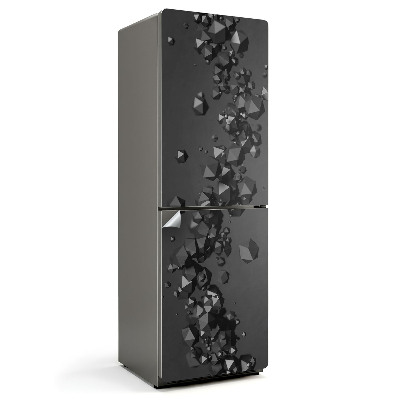 Hűtőszekrényre matrica Absztrakt formák mozgásban