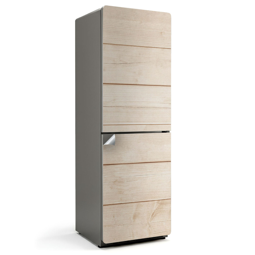 Hűtő matrica Fa deszka vízszintesen