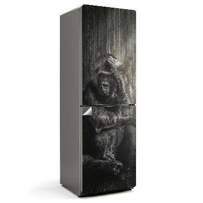 Hűtő matrica Gorilla gondolatban