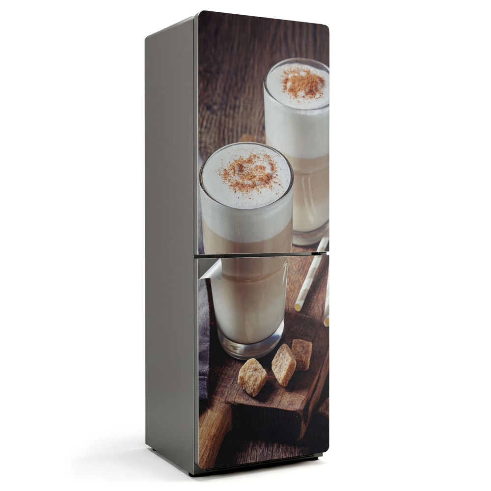 Hűtő matrica Illatos kávé habbal