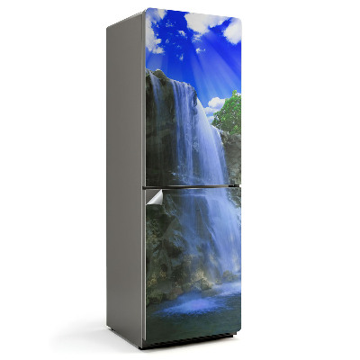 Hűtőszekrényre matrica Vízesés a természetben