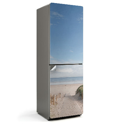 Hűtőszekrényre matrica Az út a tengerpartra