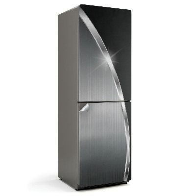 Hűtő matrica Absztrakt fémes minta