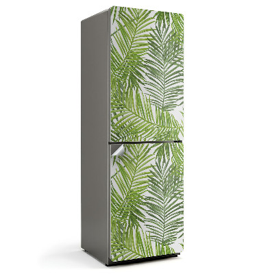 Hűtő matrica Trópusi növények levelei