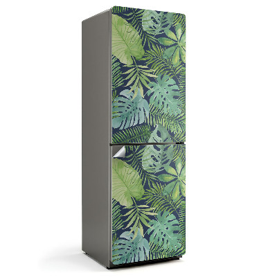Dekor matrica hűtőre Trópusi levélminta