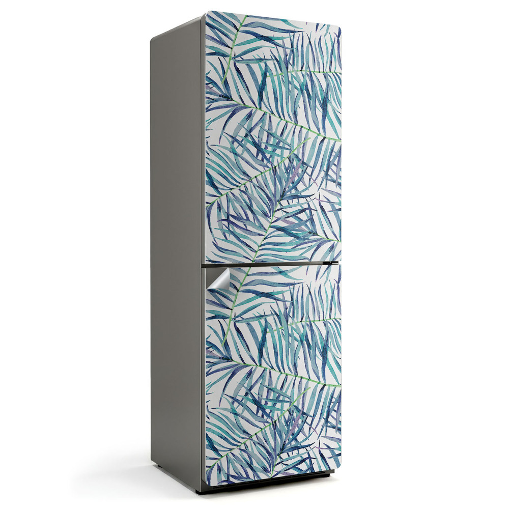 Dekor matrica hűtőre Trópusi stílusú levelek