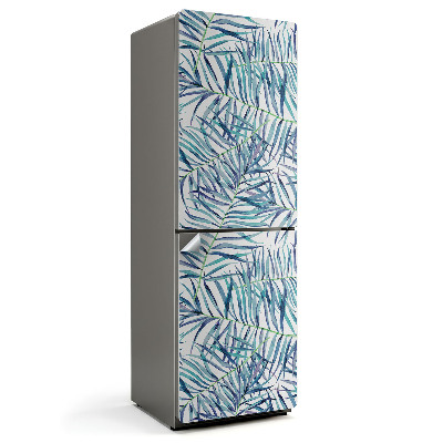 Dekor matrica hűtőre Trópusi stílusú levelek