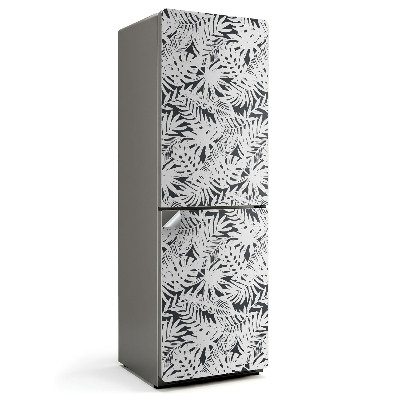 Hűtő dekor matrica Trópusi növényminta
