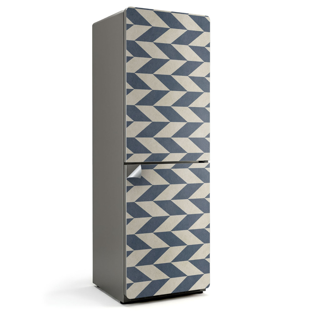 Hűtő matrica Cikcakk csíkos minta