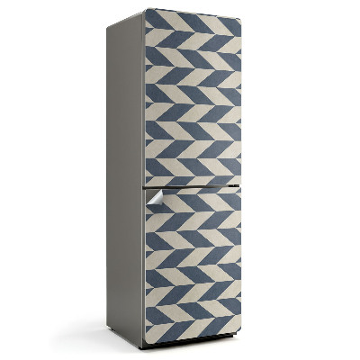 Hűtő matrica Cikcakk csíkos minta