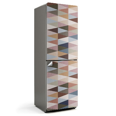 Hűtőszekrényre matrica Háromszög geometria a rendszerben