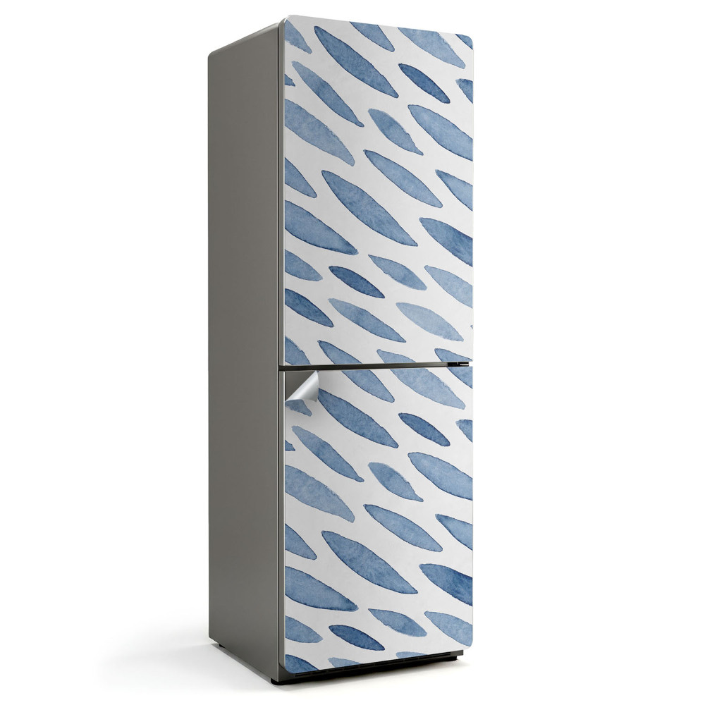 Dekor matrica hűtőre Hullámos ecsetvonás minta