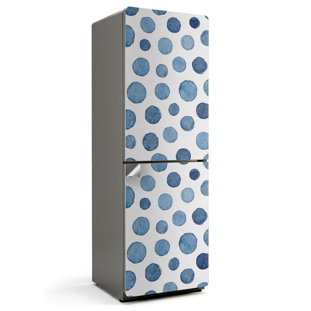 Hűtő dekor matrica Körök különböző árnyalatokban