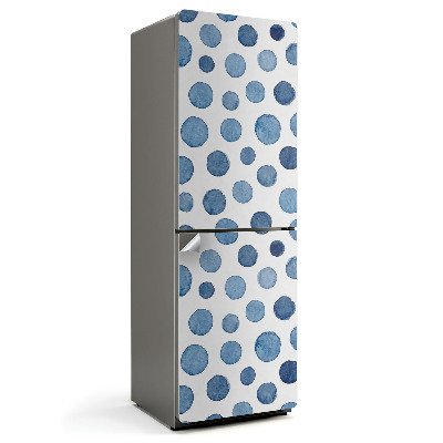 Hűtő dekor matrica Körök különböző árnyalatokban