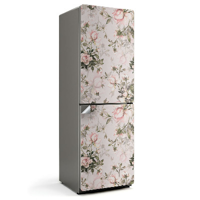 Dekor matrica hűtőre Virágminta rózsákkal