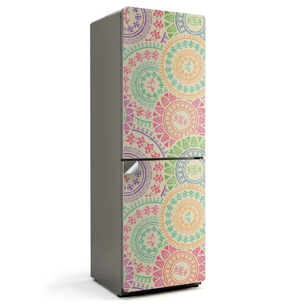 Hűtőszekrényre matrica Etnikai kerületi minták