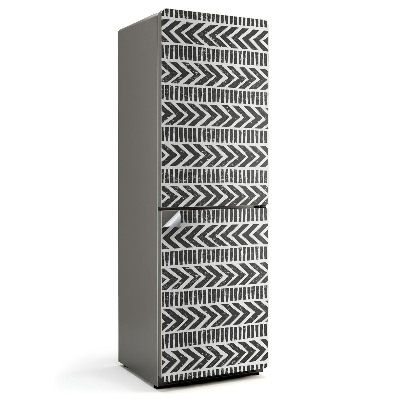 Dekor matrica hűtőre Cikcakkokkal és vonalakkal ellátott minta