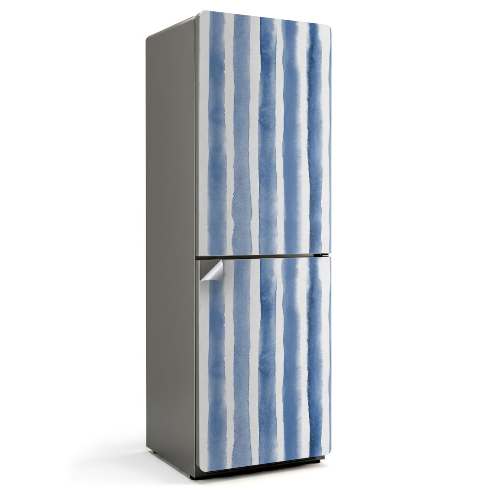 Hűtő matrica Függőleges akvarell csíkok