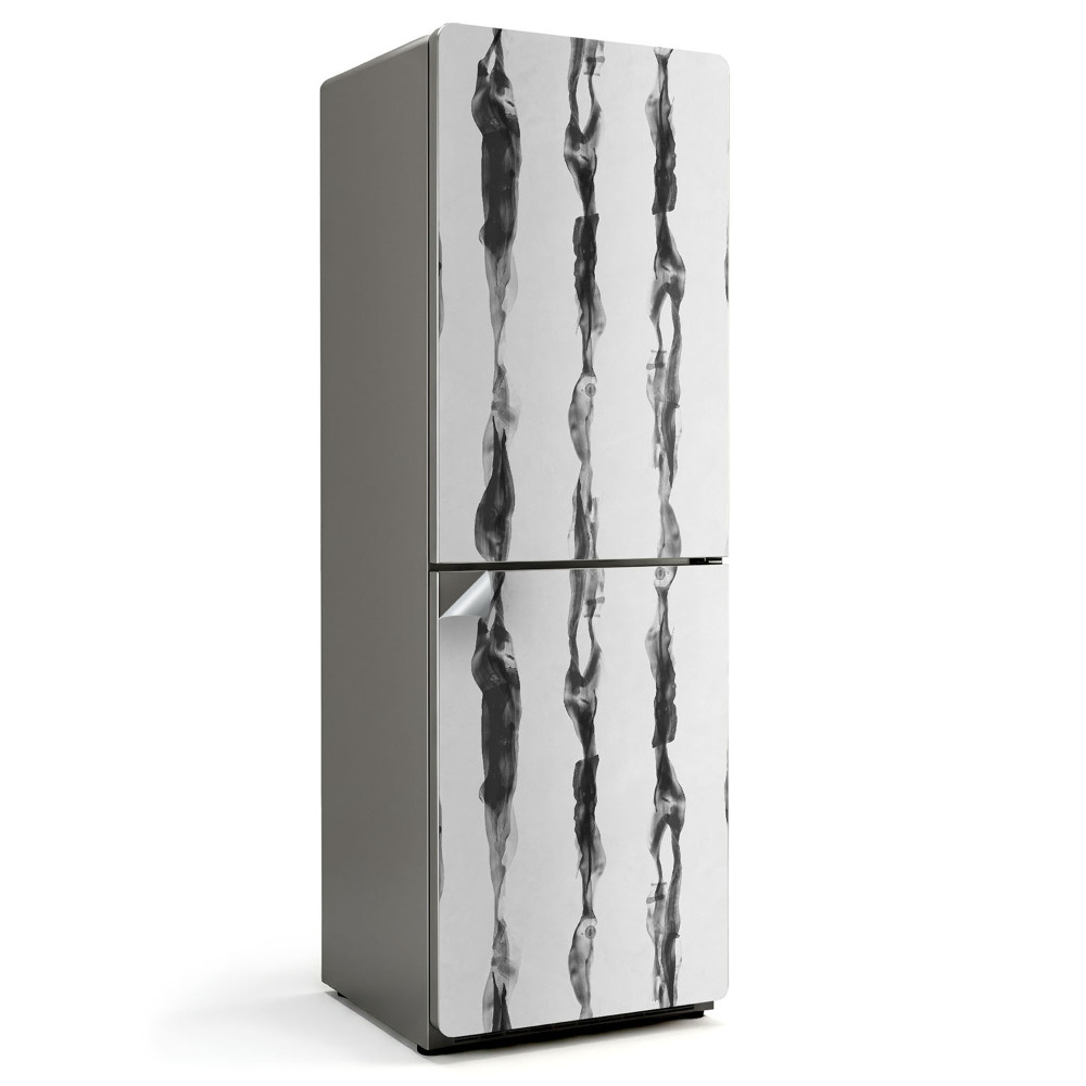 Hűtő matrica Absztrakt függőleges csíkok