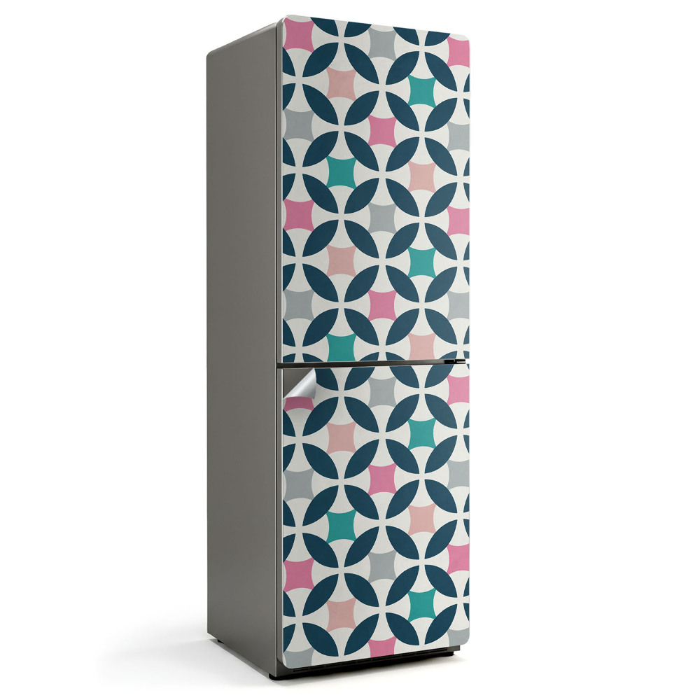 Dekor matrica hűtőre Geometrikus minta körökkel