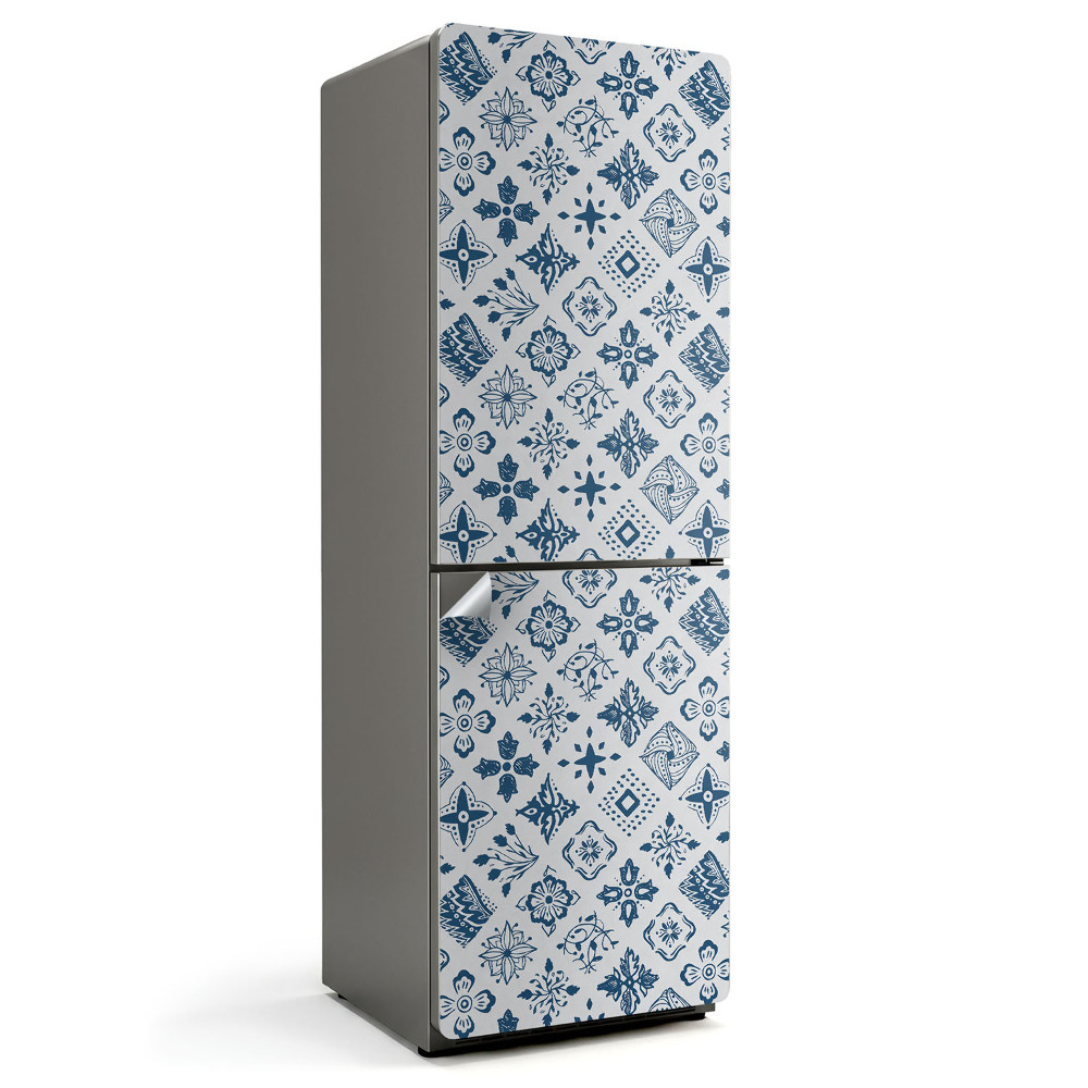 Hűtő dekor matrica Virágmotívumos minta