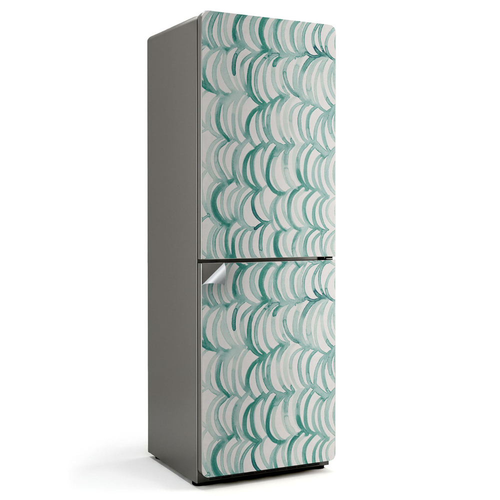 Hűtő matrica Harmonikus mintázatú hullámok