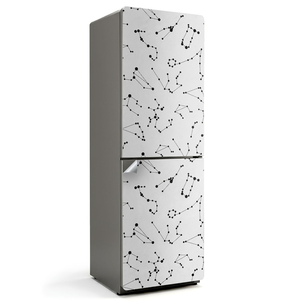 Dekor matrica hűtőre Csillagképek mintázata a weben