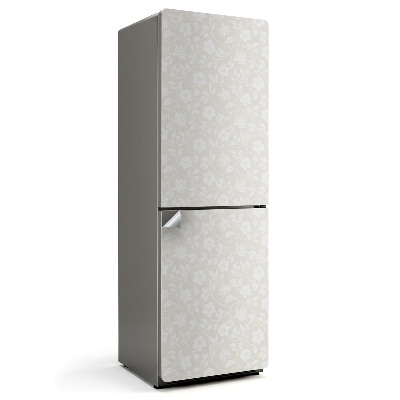 Hűtő dekor matrica Finom virágmintás