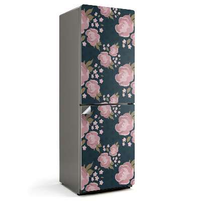 Dekor matrica hűtőre Egyszerű virágminta