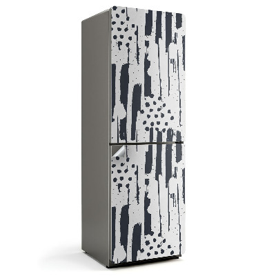 Hűtőszekrényre matrica Absztrakt lineáris minta