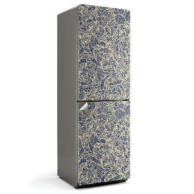 Hűtőszekrényre matrica Virágminta