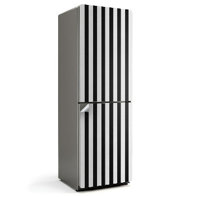 Hűtő dekor matrica Kontrasztos függőleges csíkok