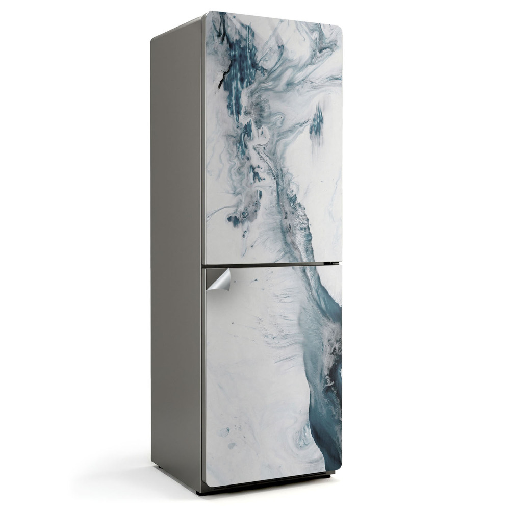 Hűtő matrica Absztrakt folyadékminta