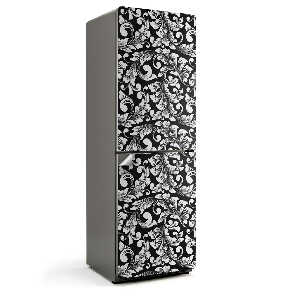 Hűtő dekor matrica Elegáns növényi minta