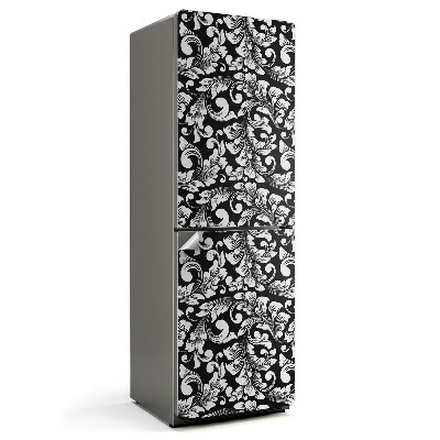 Hűtő dekor matrica Elegáns növényi minta