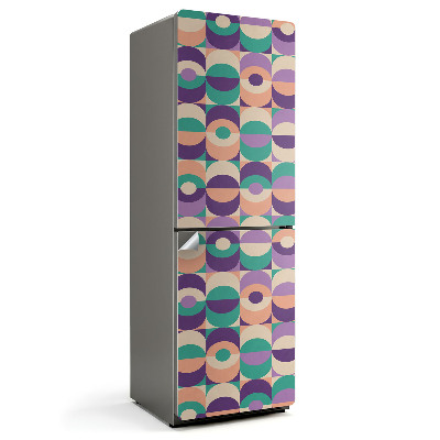 Hűtő dekor matrica Geometrikus ovális minták