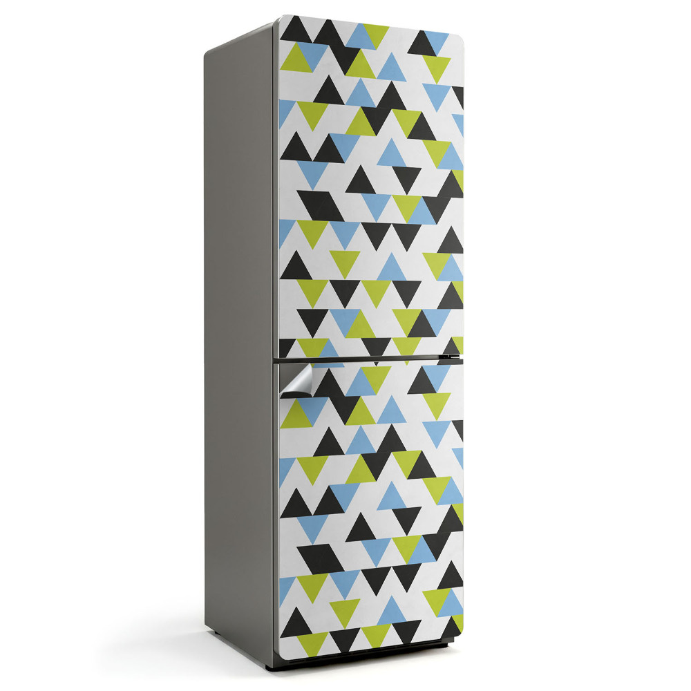 Hűtő matrica Dinamikus háromszögminta