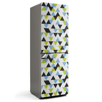 Hűtő matrica Dinamikus háromszögminta