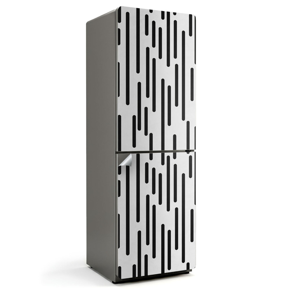 Hűtőszekrényre matrica Függőleges vonalak mozgásban