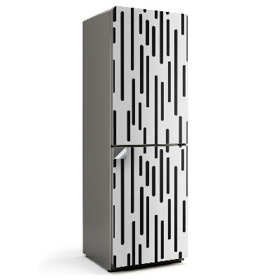 Hűtőszekrényre matrica Függőleges vonalak mozgásban