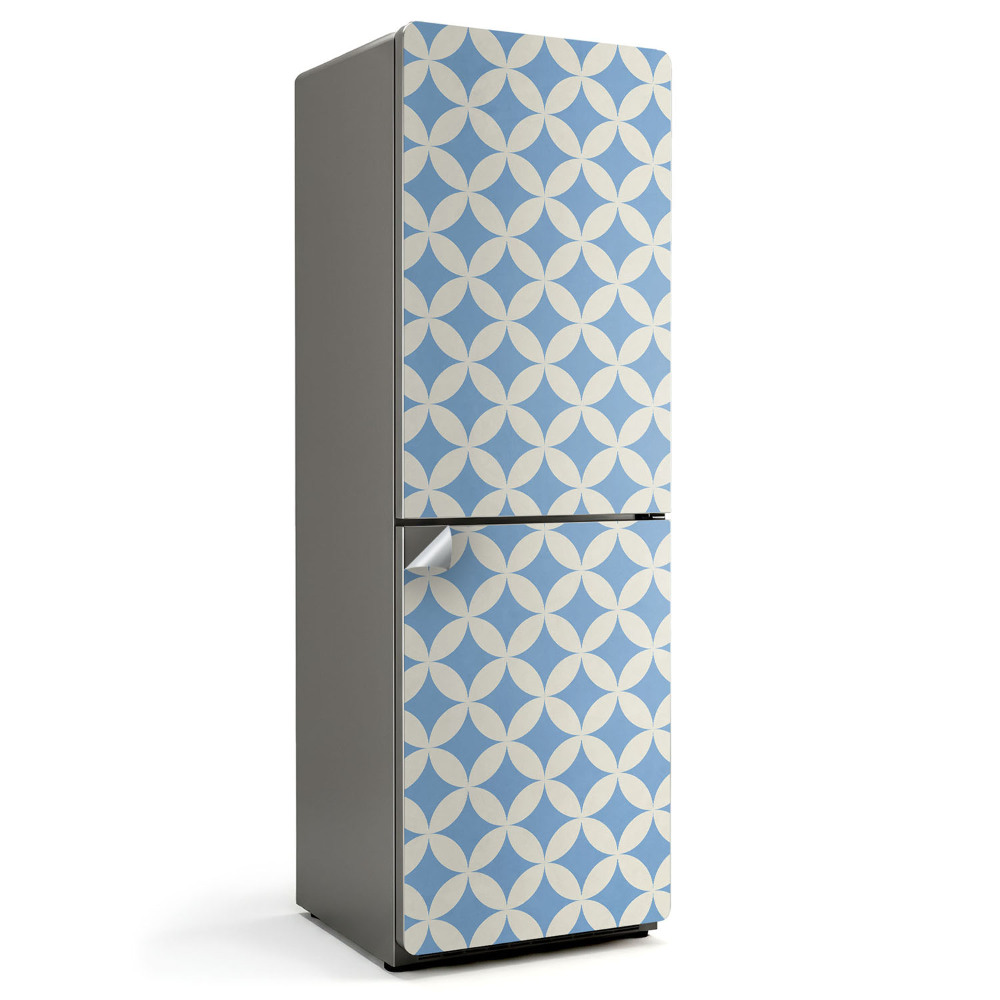 Dekor matrica hűtőre Geometrikus minta ellipszisekkel