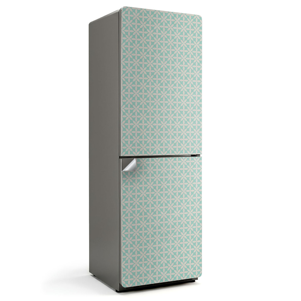 Hűtő dekor matrica Geometrikus kockás minta